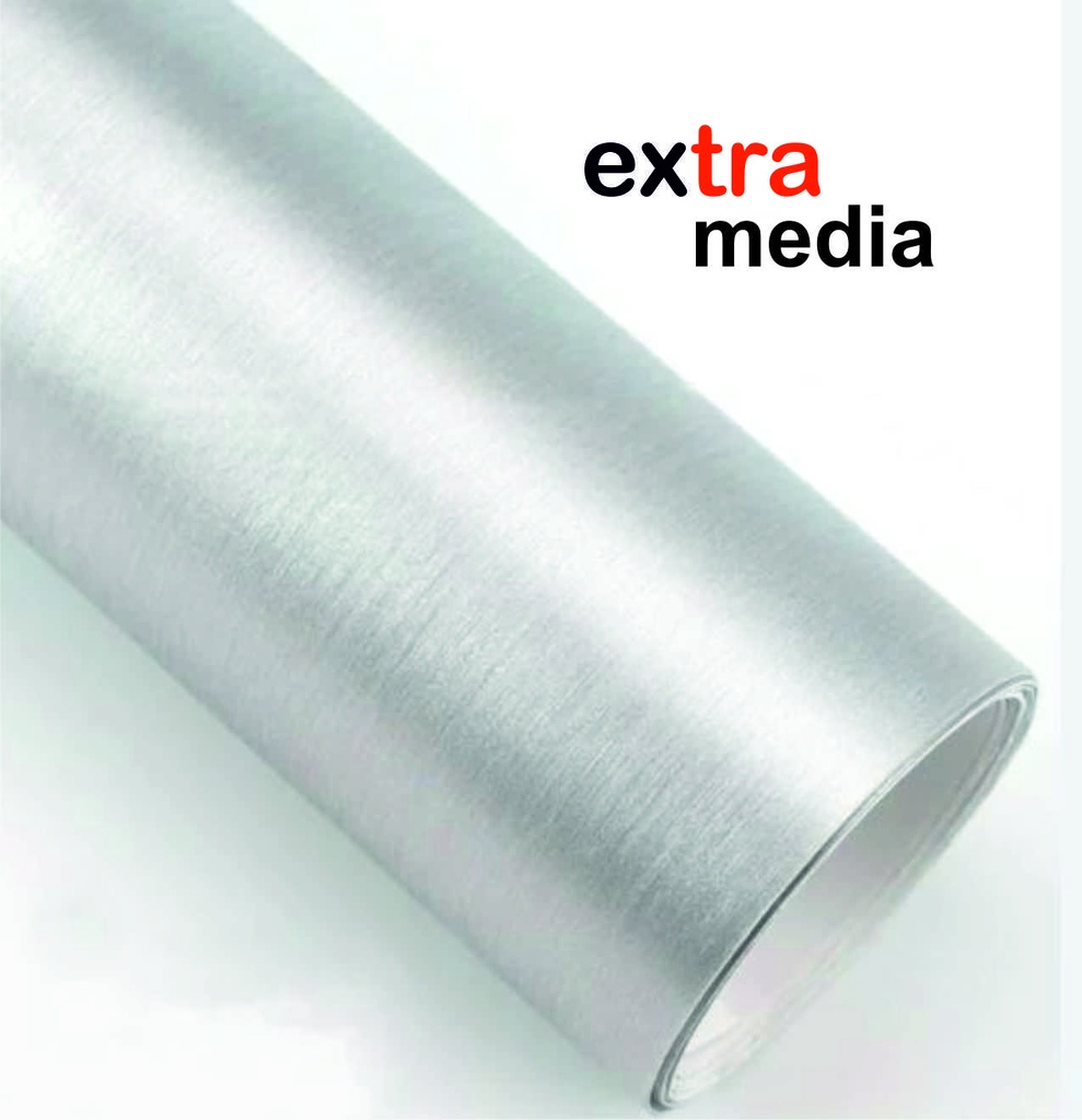 EXTRA-PB VINILO PLATA CEPILLADO PARA INTERIOR 1.22 X 50 M.L.