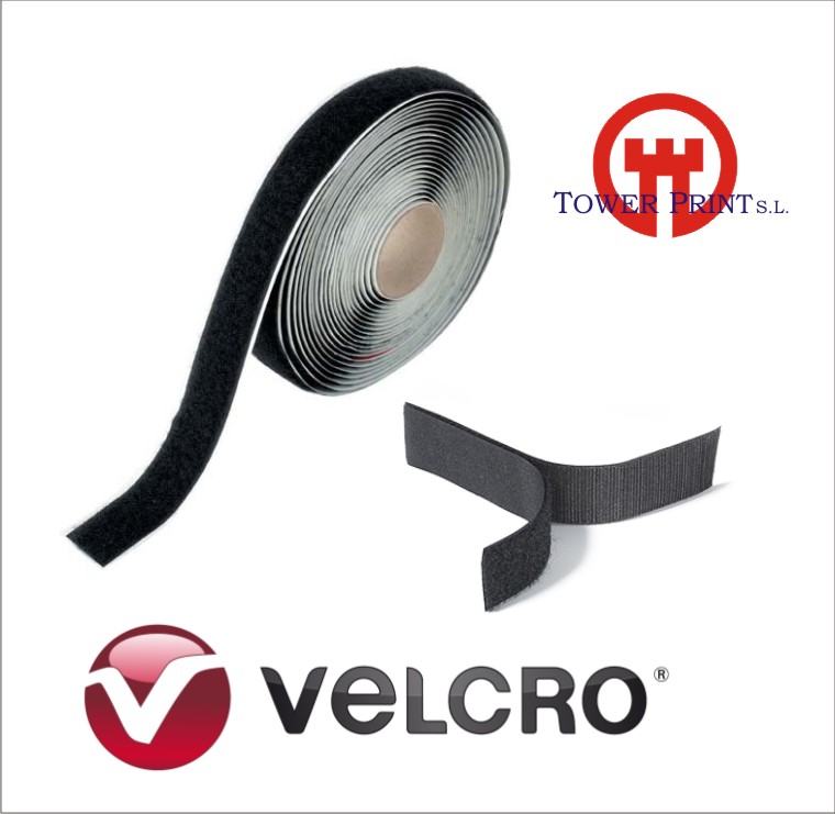 VELCRO ADHESIVO BLANCO HEMBRA 20 MM X 25MTS.