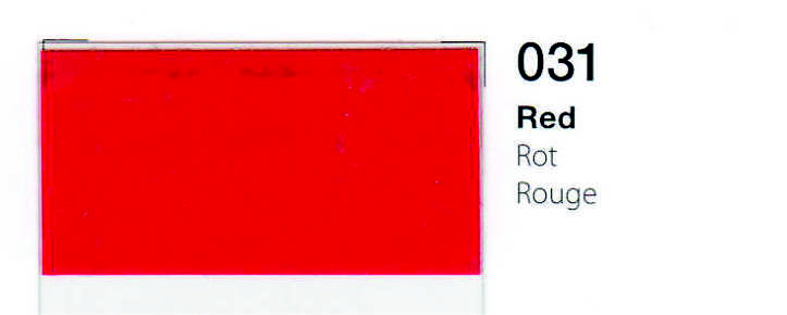 .VINILO ORACAL 651-031 ROJO 1.26 X 50, ml