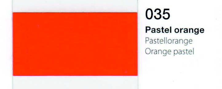 .VINILO ORACAL 651-035 NARANJA PASTEL 1.26 X 50,ml