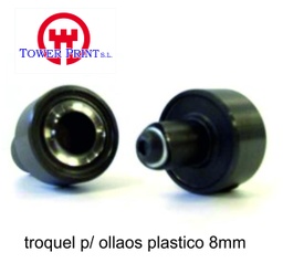 [292002008AUTO] TROQUEL PARA OLLAOS PLASTICO 8 MM PRENSA 020/025 Y SPEED QUEEN