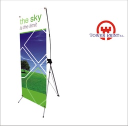 [TA1016/4] DISPLAY X BANNER ALUMINIO VORTEX/MODEL C1 1.80 X 0.80